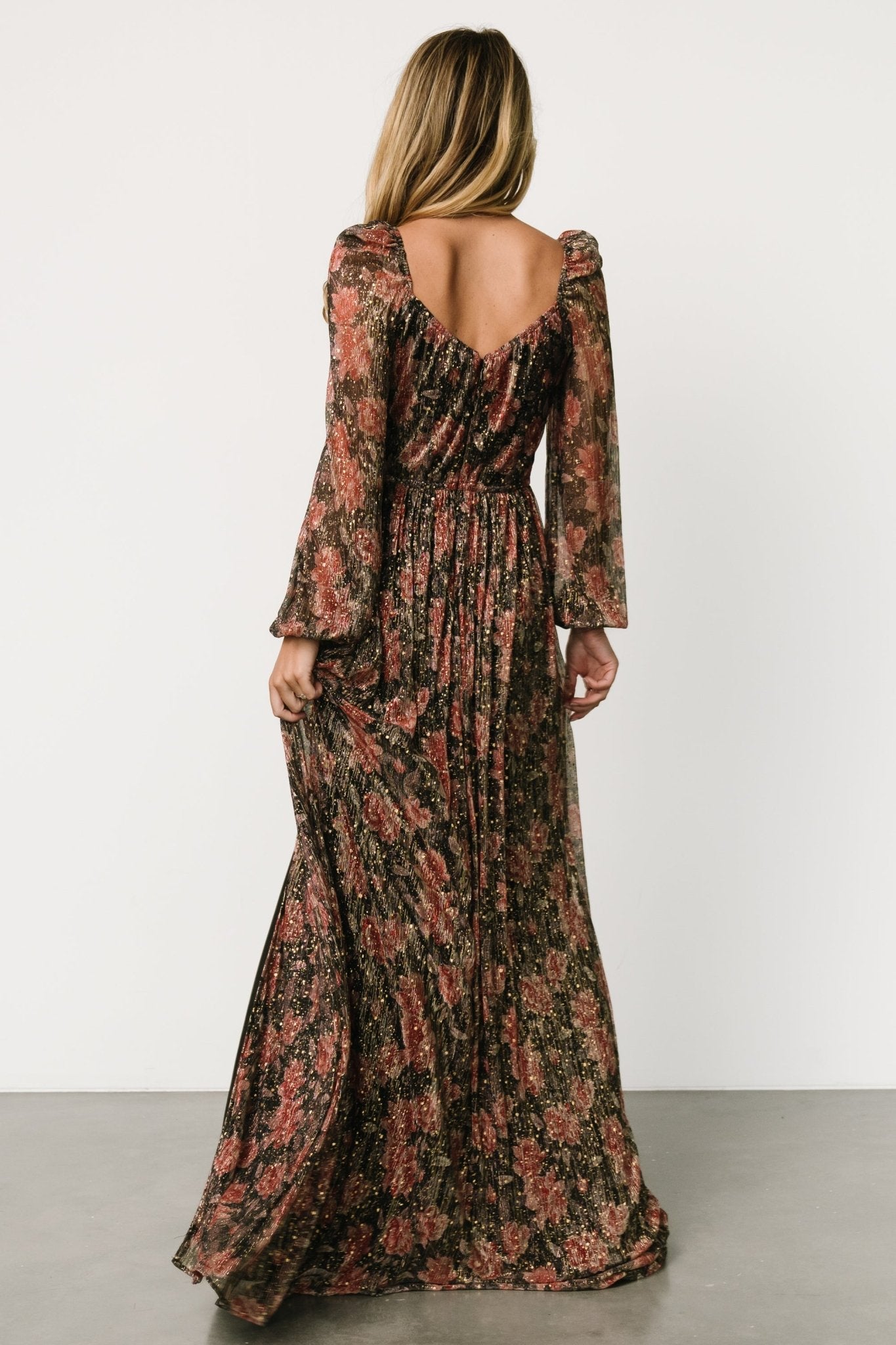 Kirsi Maxi Dress | Black Floral - Baltic Born