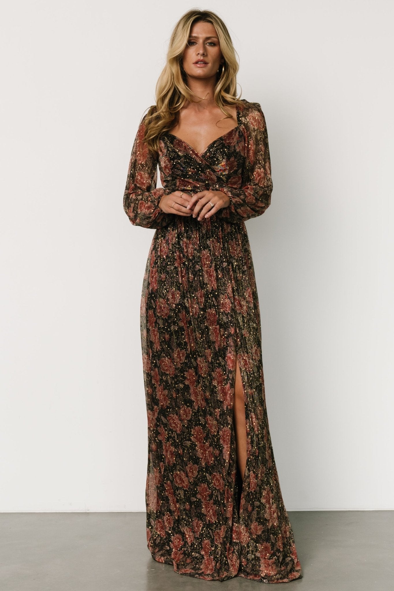 Kirsi Maxi Dress | Black Floral - Baltic Born