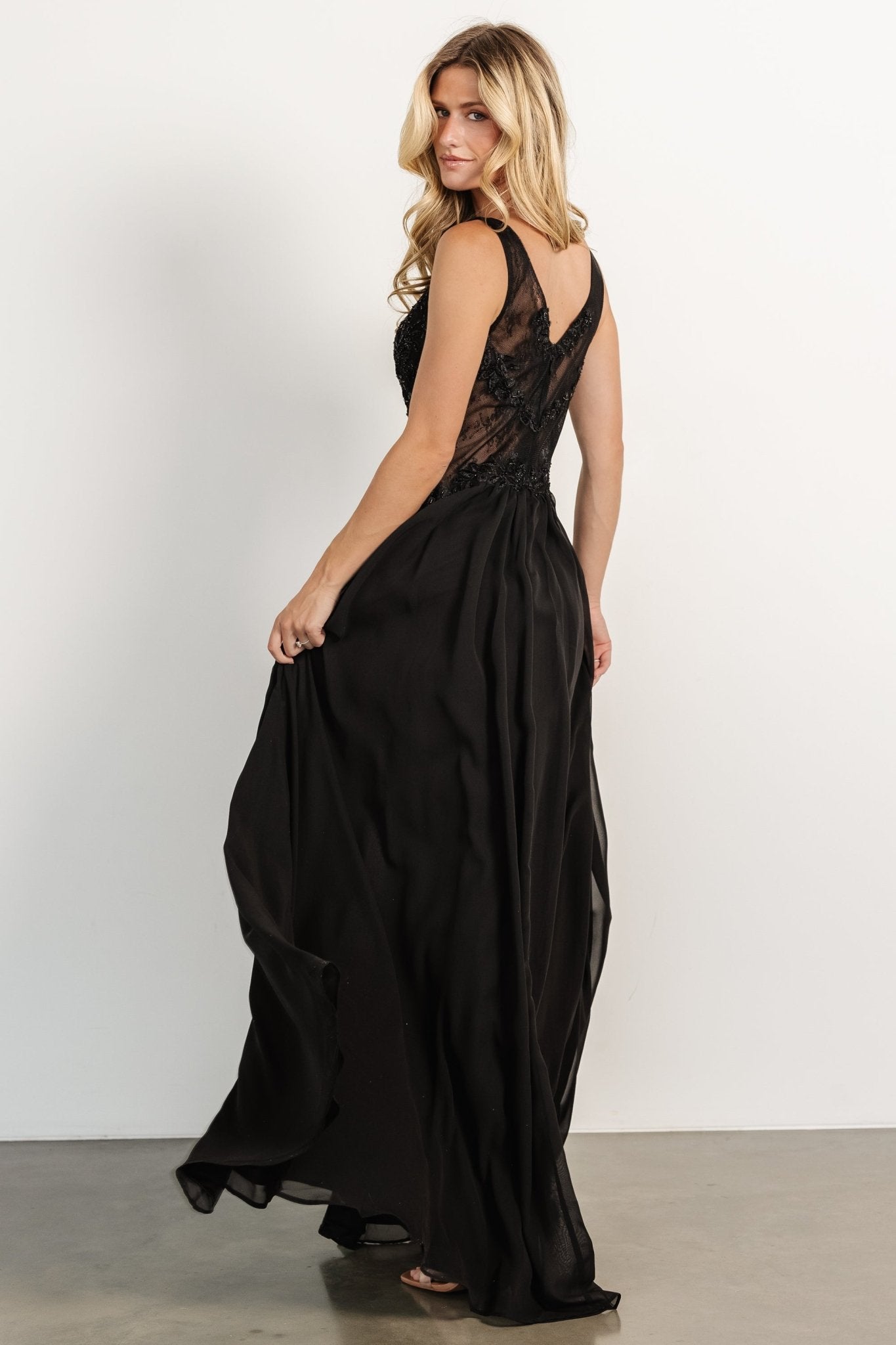 Konstantina Gown | Black - Baltic Born