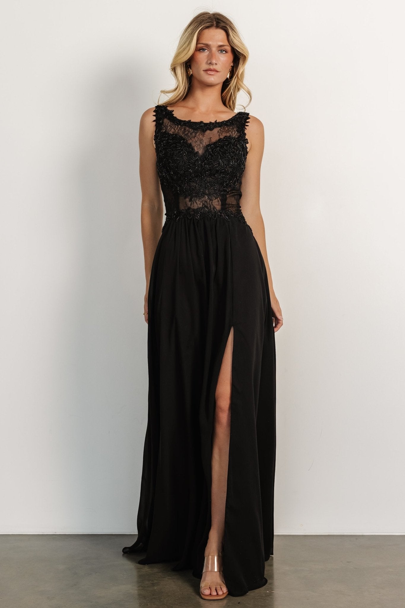 Konstantina Gown | Black - Baltic Born