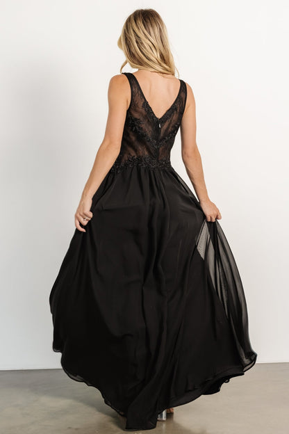 Konstantina Gown | Black - Baltic Born