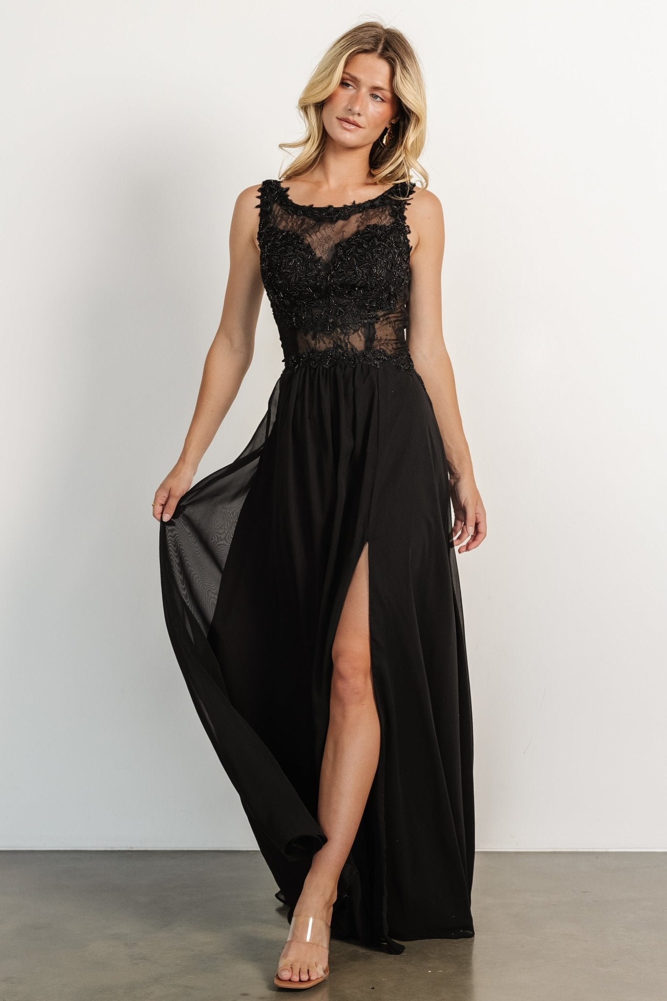 Konstantina Gown | Black - Baltic Born