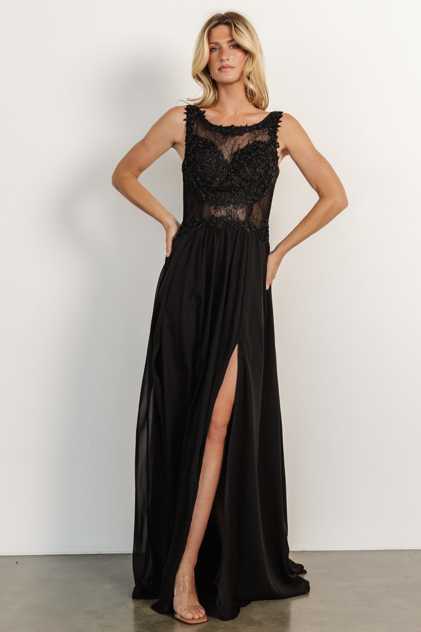 Konstantina Gown | Black - Baltic Born