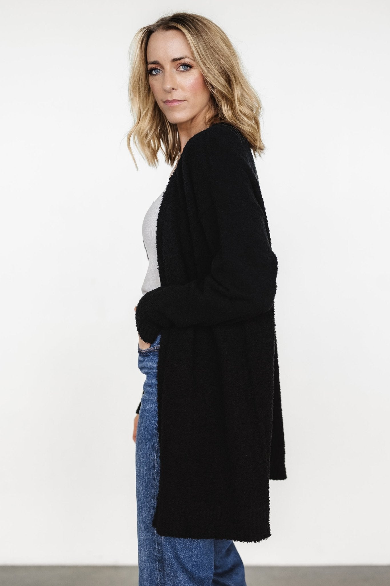 Larsen Cardigan | Black - Baltic Born