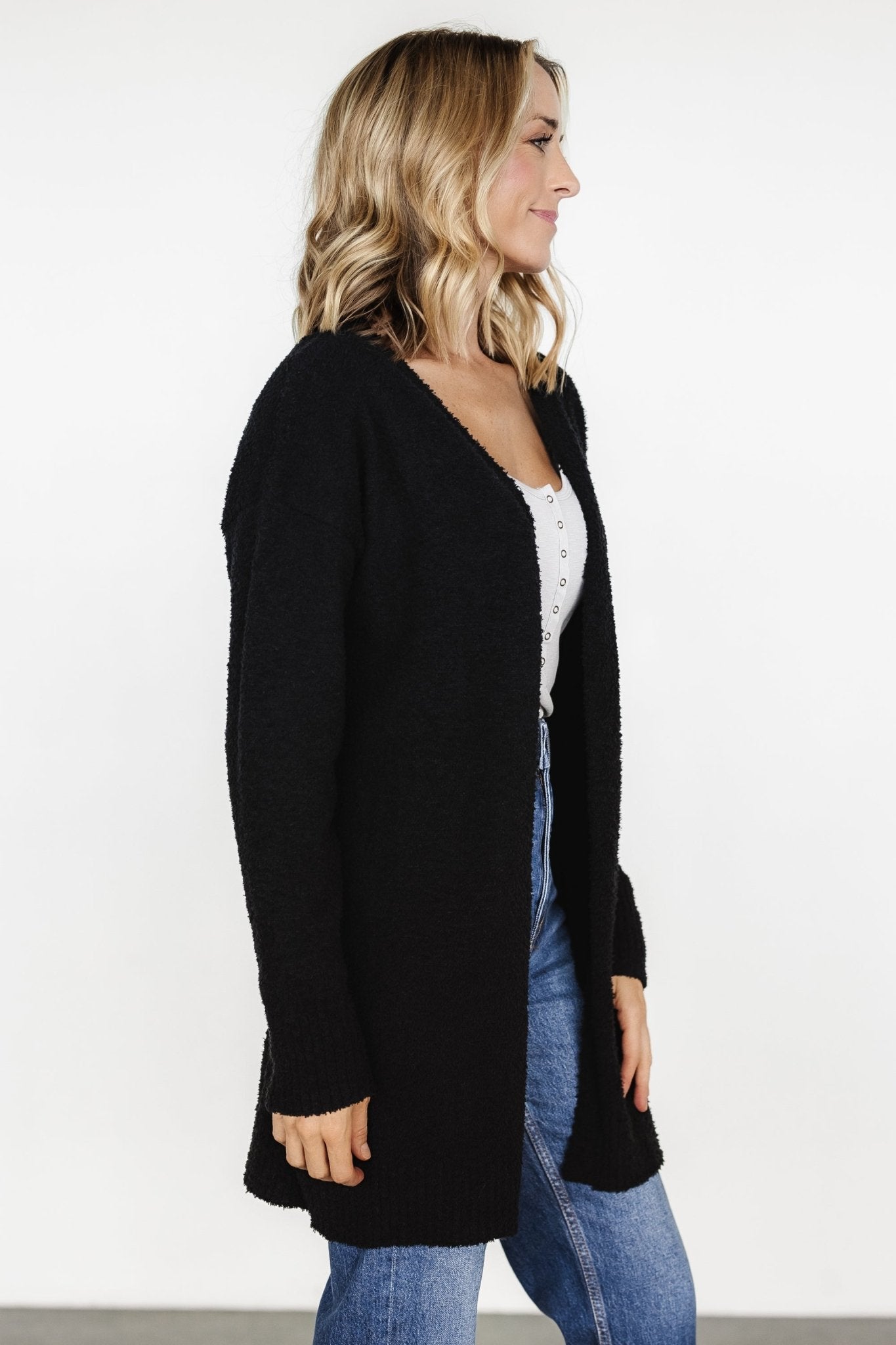 Larsen Cardigan | Black - Baltic Born