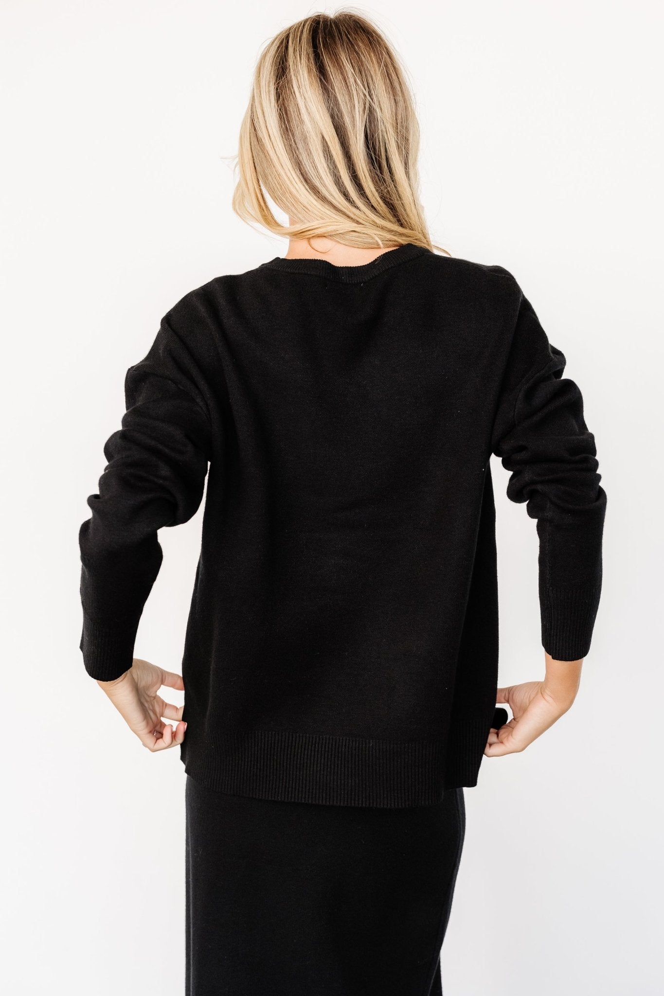 Laurent Sweater | Black - Baltic Born