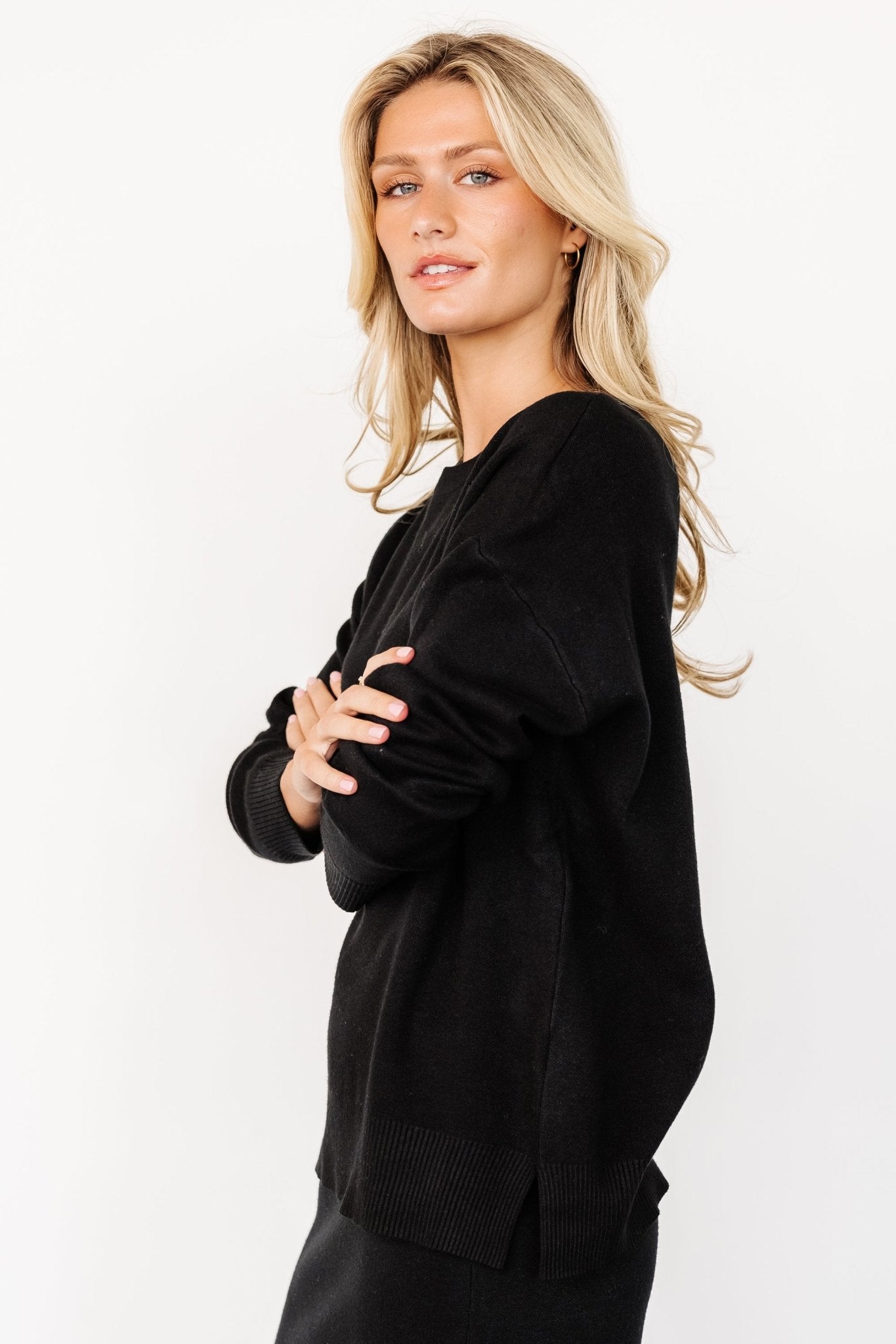 Laurent Sweater | Black - Baltic Born