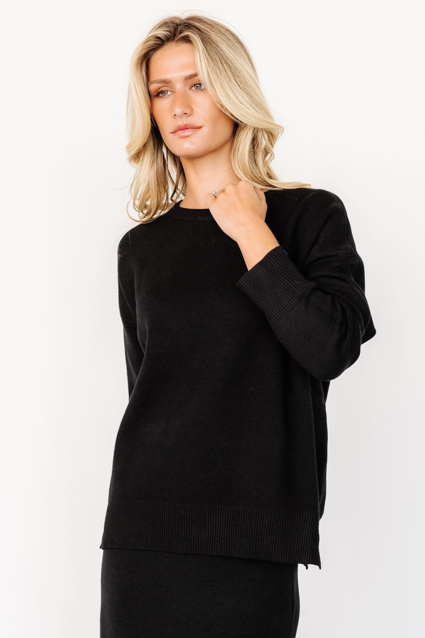 Laurent Sweater | Black - Baltic Born