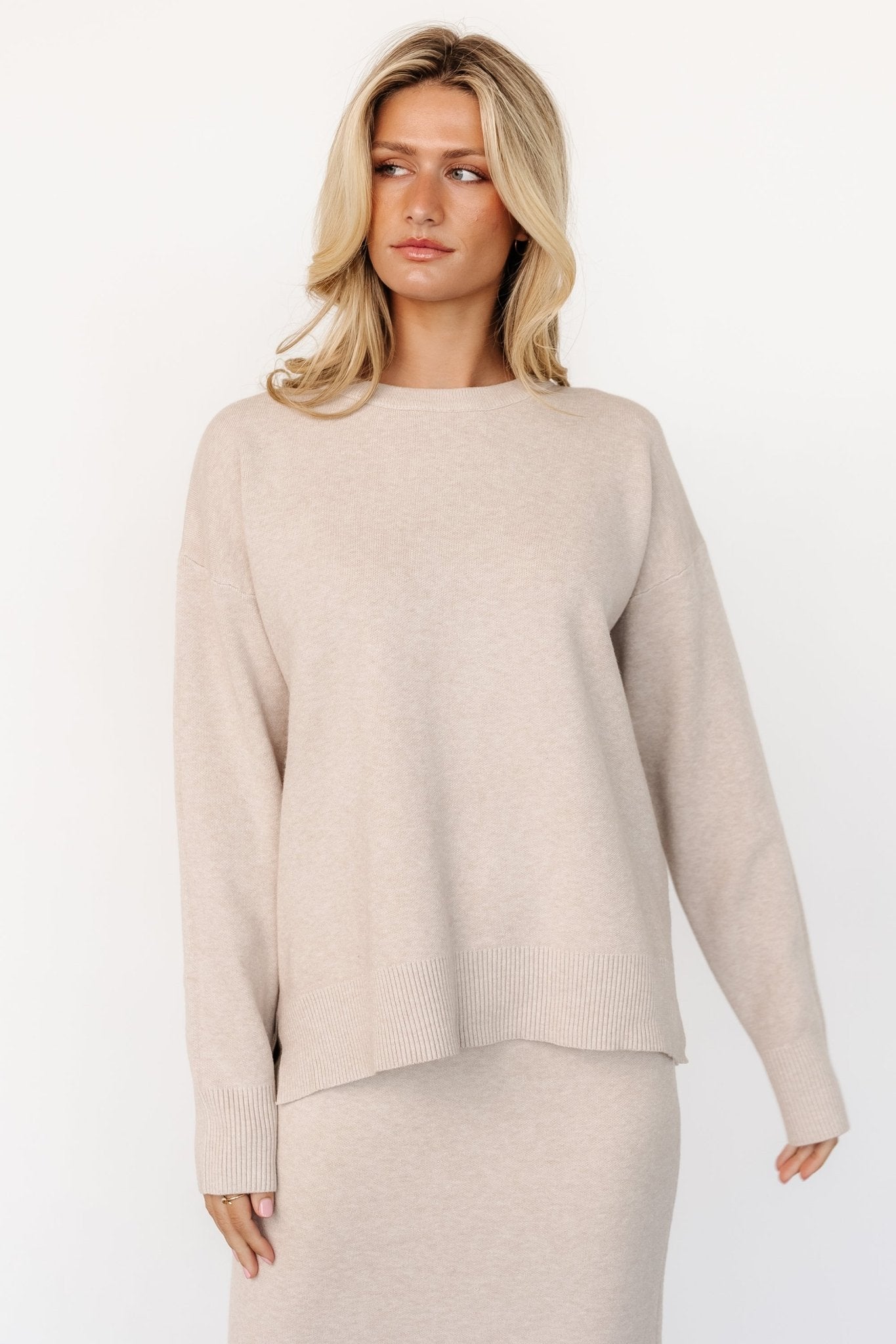 Laurent Sweater | Taupe - Baltic Born