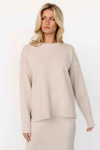 Laurent Sweater | Taupe - Baltic Born