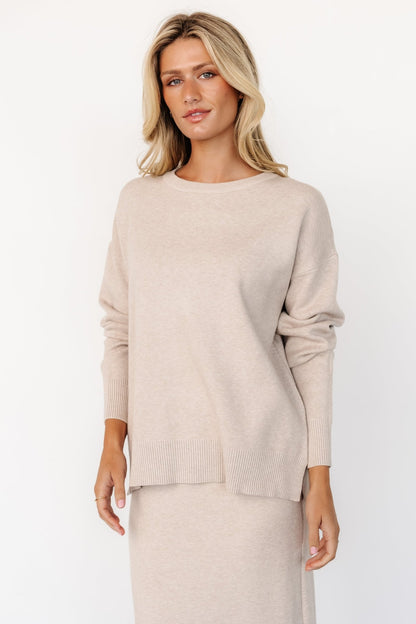 Laurent Sweater | Taupe - Baltic Born