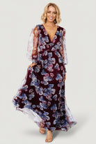Layla Tulle Maxi Dress | Mulberry Floral - Baltic Born