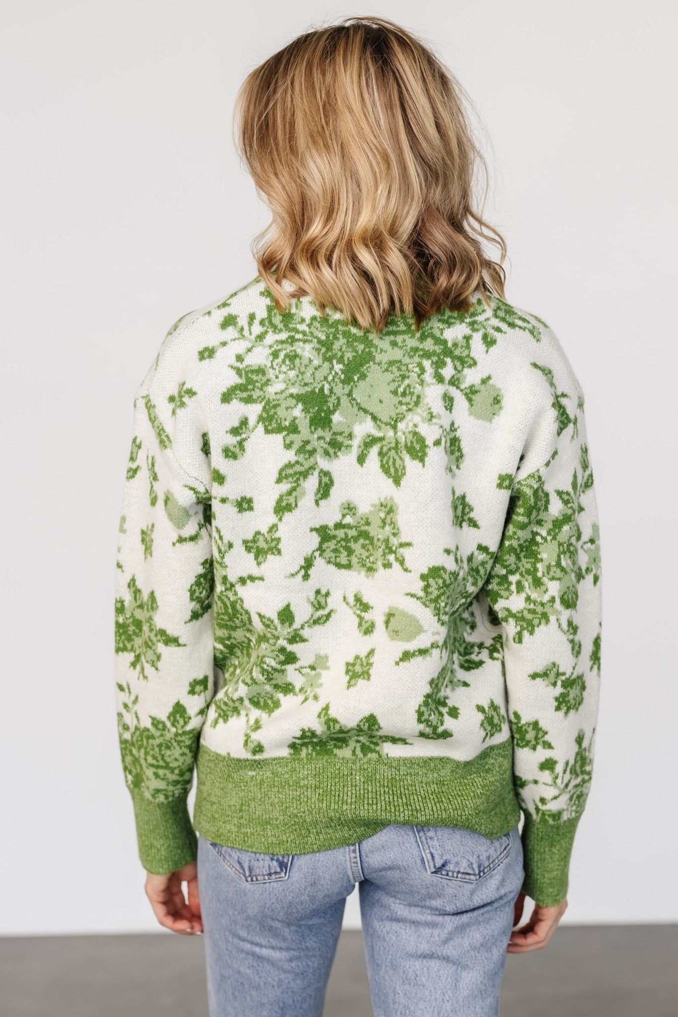 Legend Sweater | Light Green Print - Baltic Born