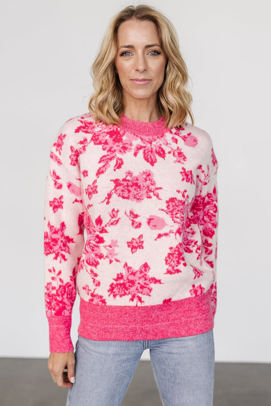 Legend Sweater | Pink Print - Baltic Born