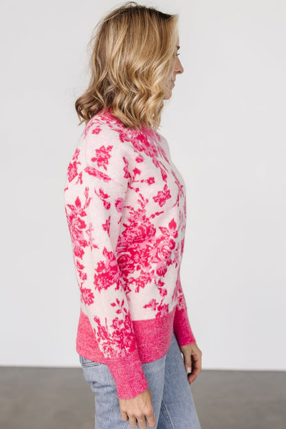 Legend Sweater | Pink Print - Baltic Born