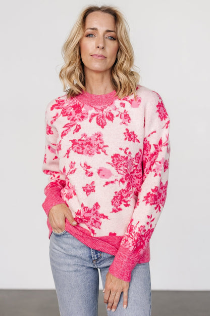 Legend Sweater | Pink Print - Baltic Born