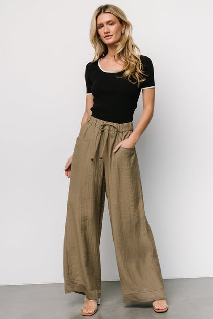 Leza Pants | Olive - Baltic Born