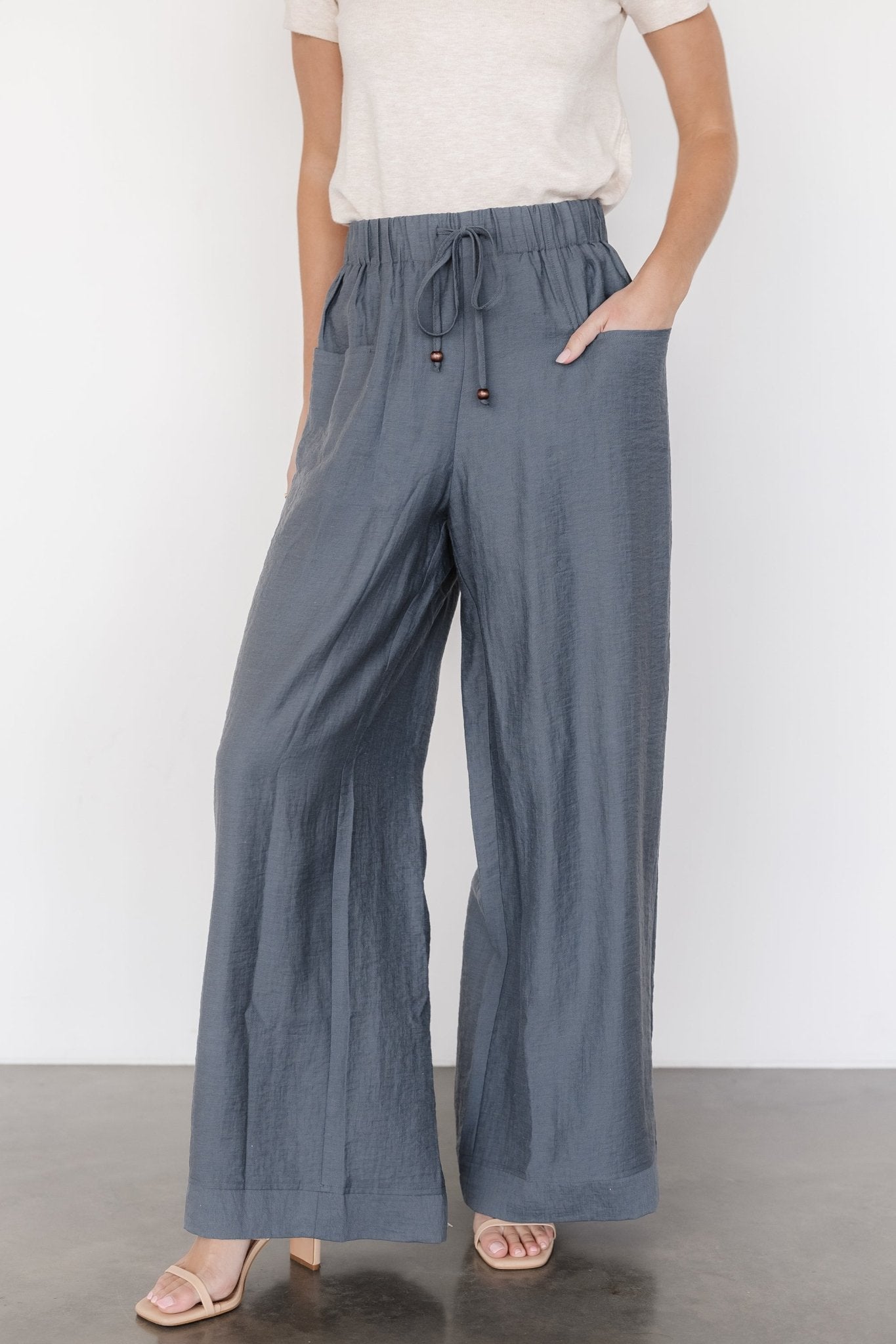 Leza Pants | Slate Blue - Baltic Born