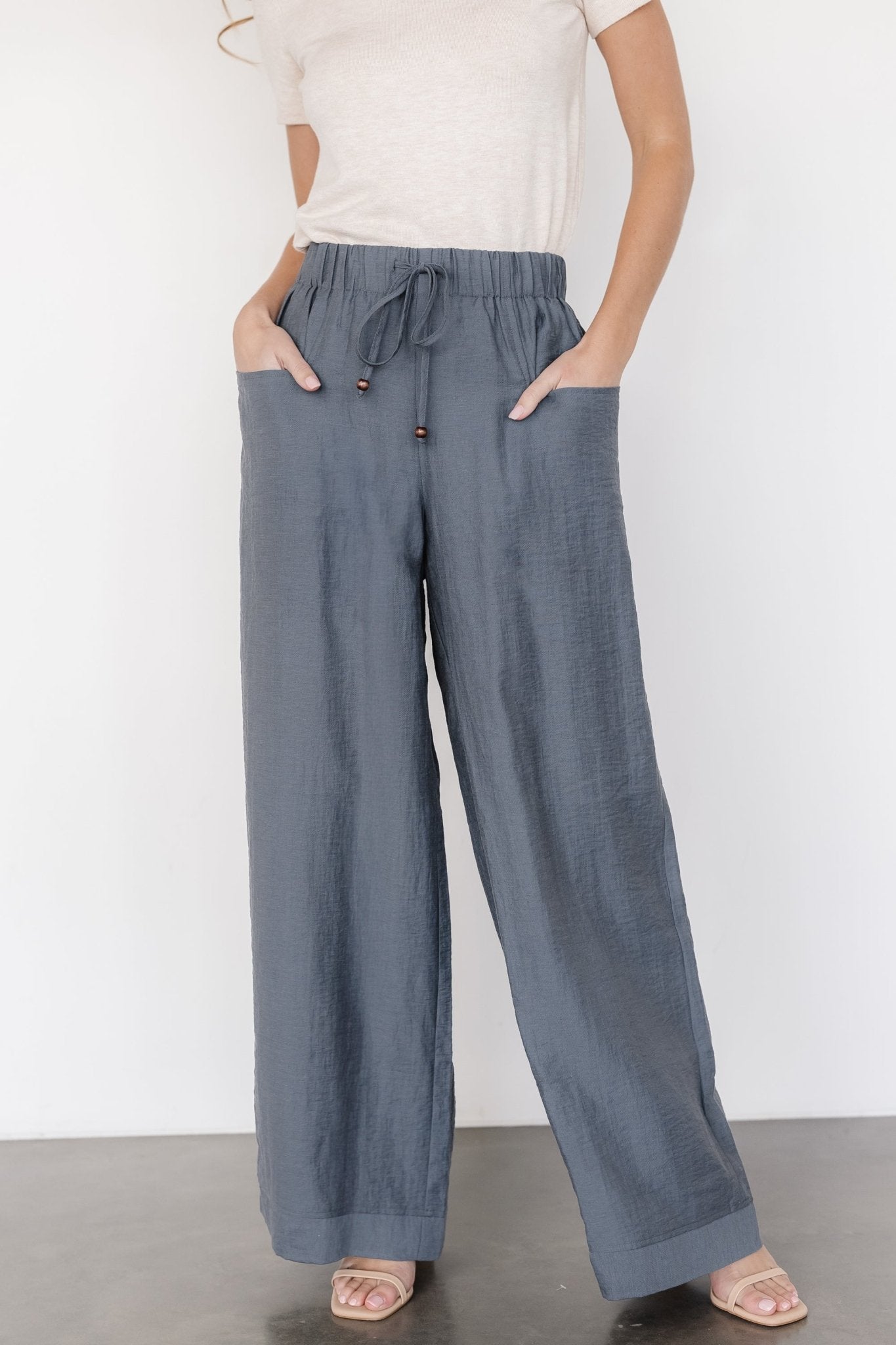 Leza Pants | Slate Blue - Baltic Born