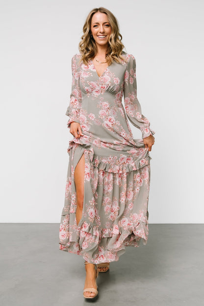 Liliana Maxi Dress | Dusty Sage + Rose - Baltic Born