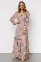 Liliana Maxi Dress | Dusty Sage + Rose - Baltic Born