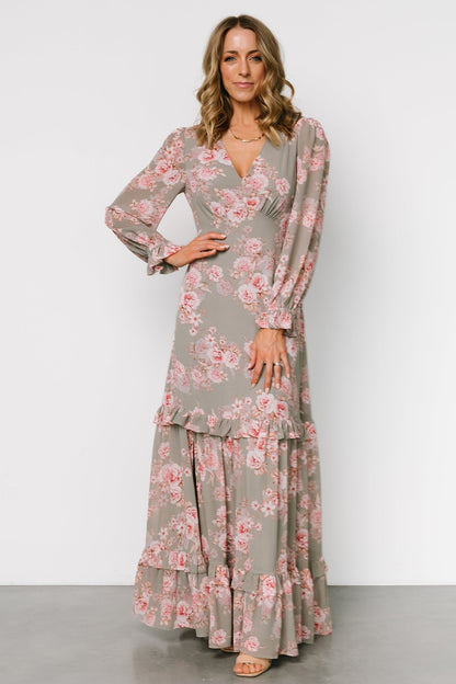 Liliana Maxi Dress | Dusty Sage + Rose - Baltic Born