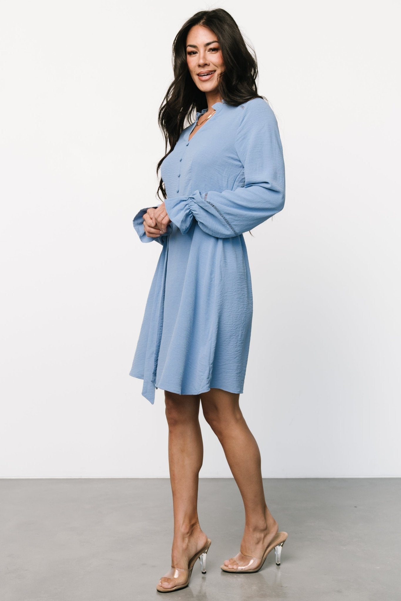 Lillia Short Dress | Blue - Baltic Born