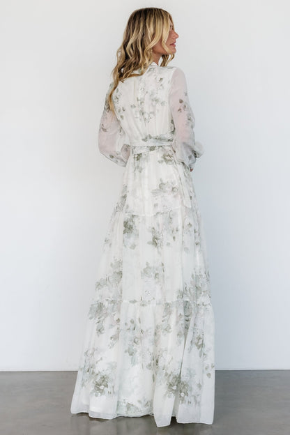 Lizette Maxi Dress | Sage Print - Baltic Born