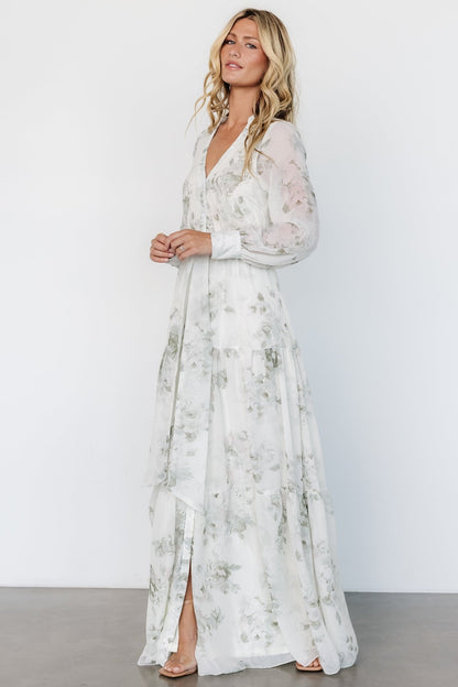 Lizette Maxi Dress | Sage Print - Baltic Born