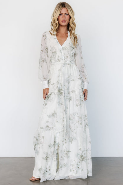 Lizette Maxi Dress | Sage Print - Baltic Born