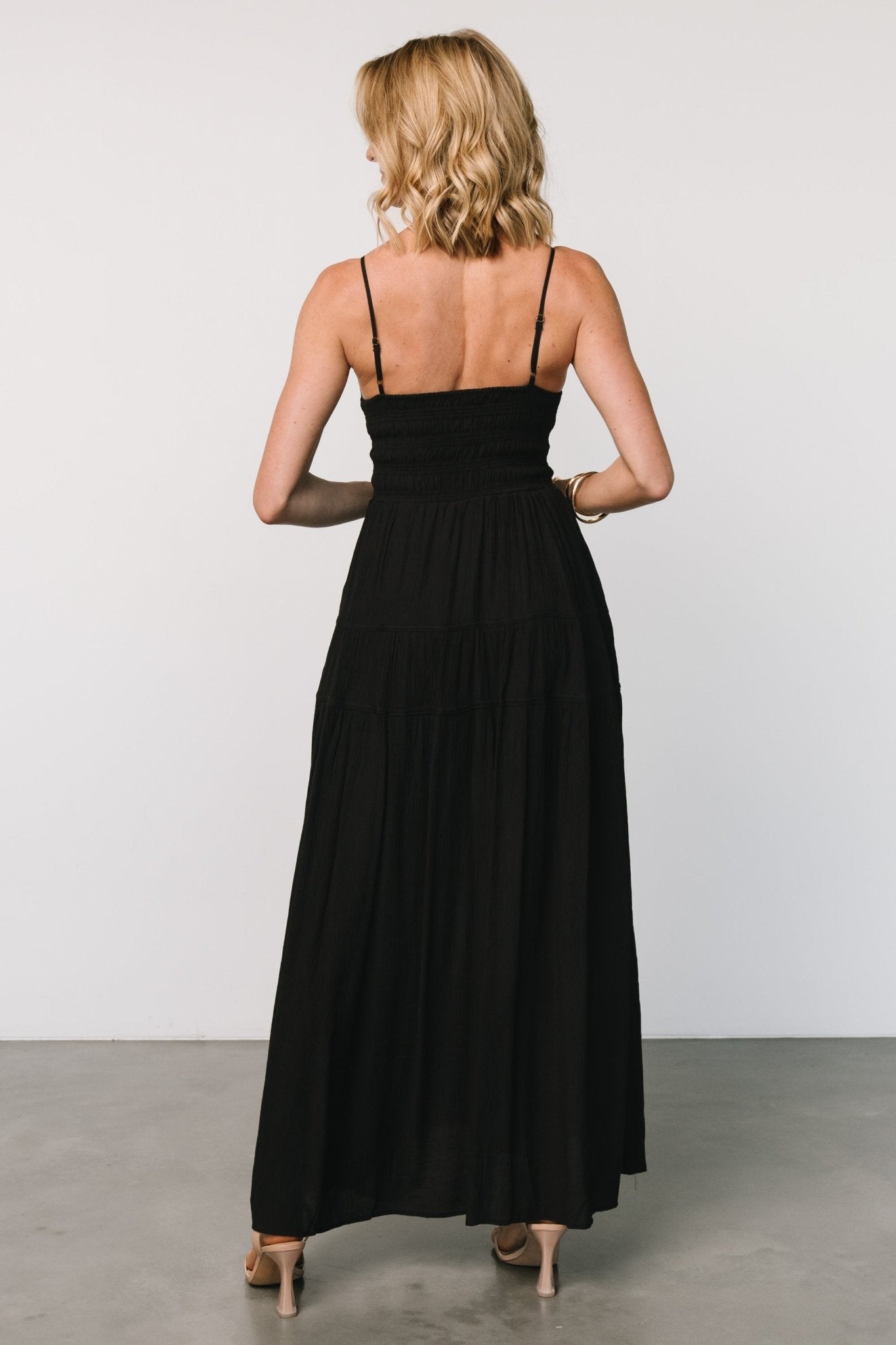 Lohan Tank Maxi Dress | Black - Baltic Born