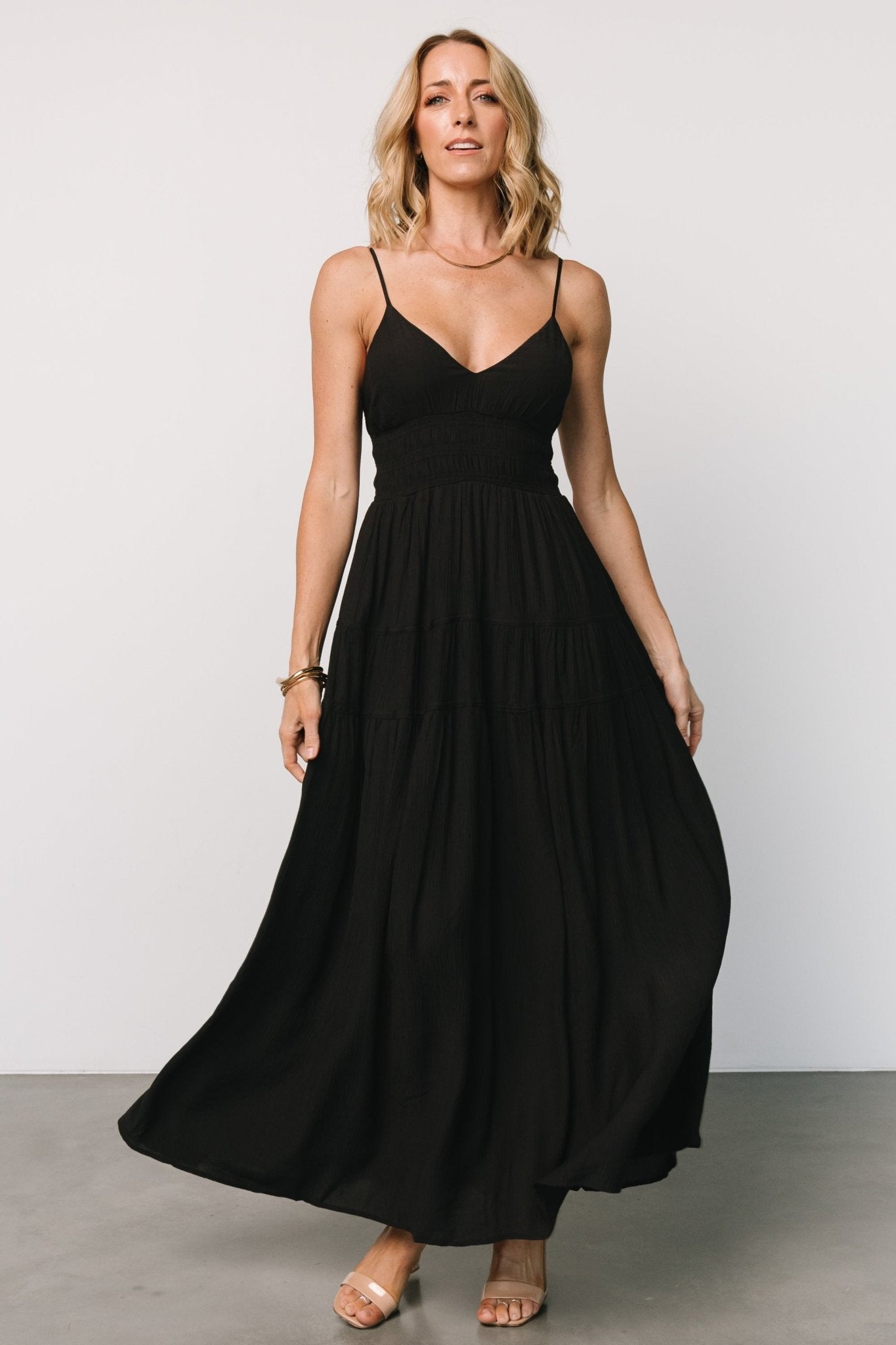 Lohan Tank Maxi Dress | Black - Baltic Born