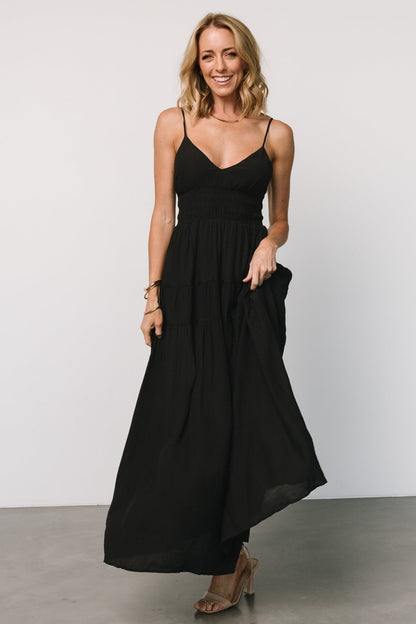 Lohan Tank Maxi Dress | Black - Baltic Born