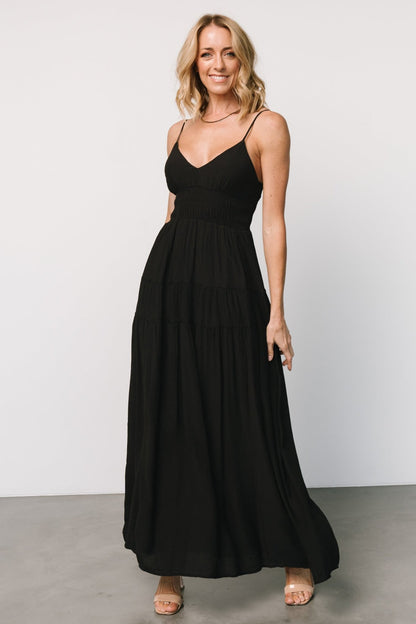 Lohan Tank Maxi Dress | Black - Baltic Born