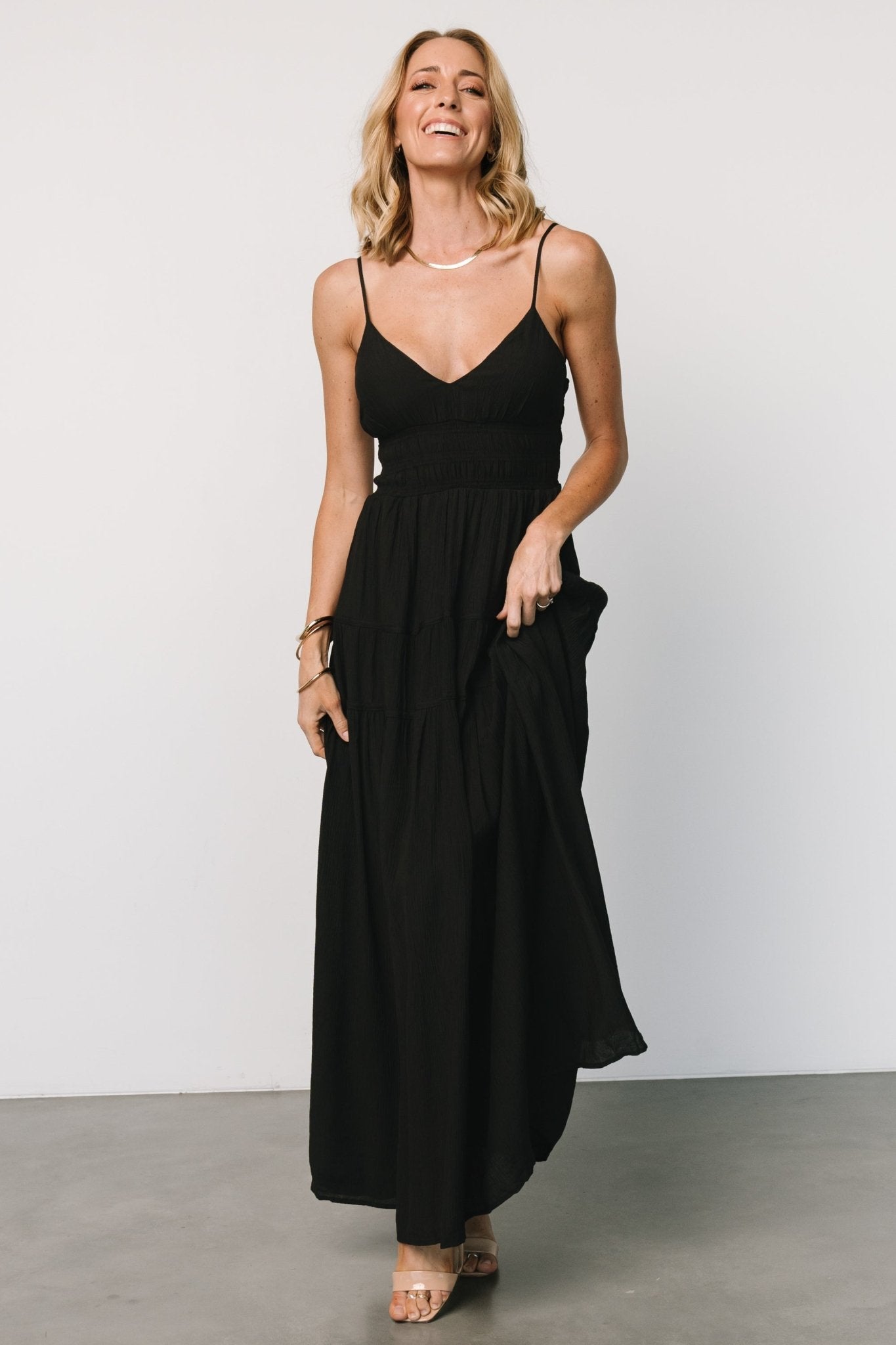 Lohan Tank Maxi Dress | Black - Baltic Born