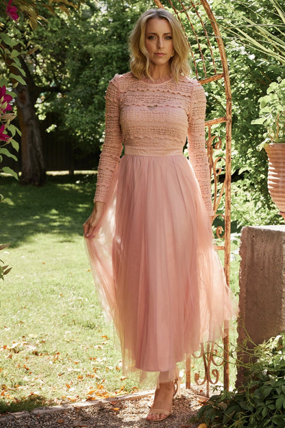 Lonnie Tulle Dress | Blush - Baltic Born