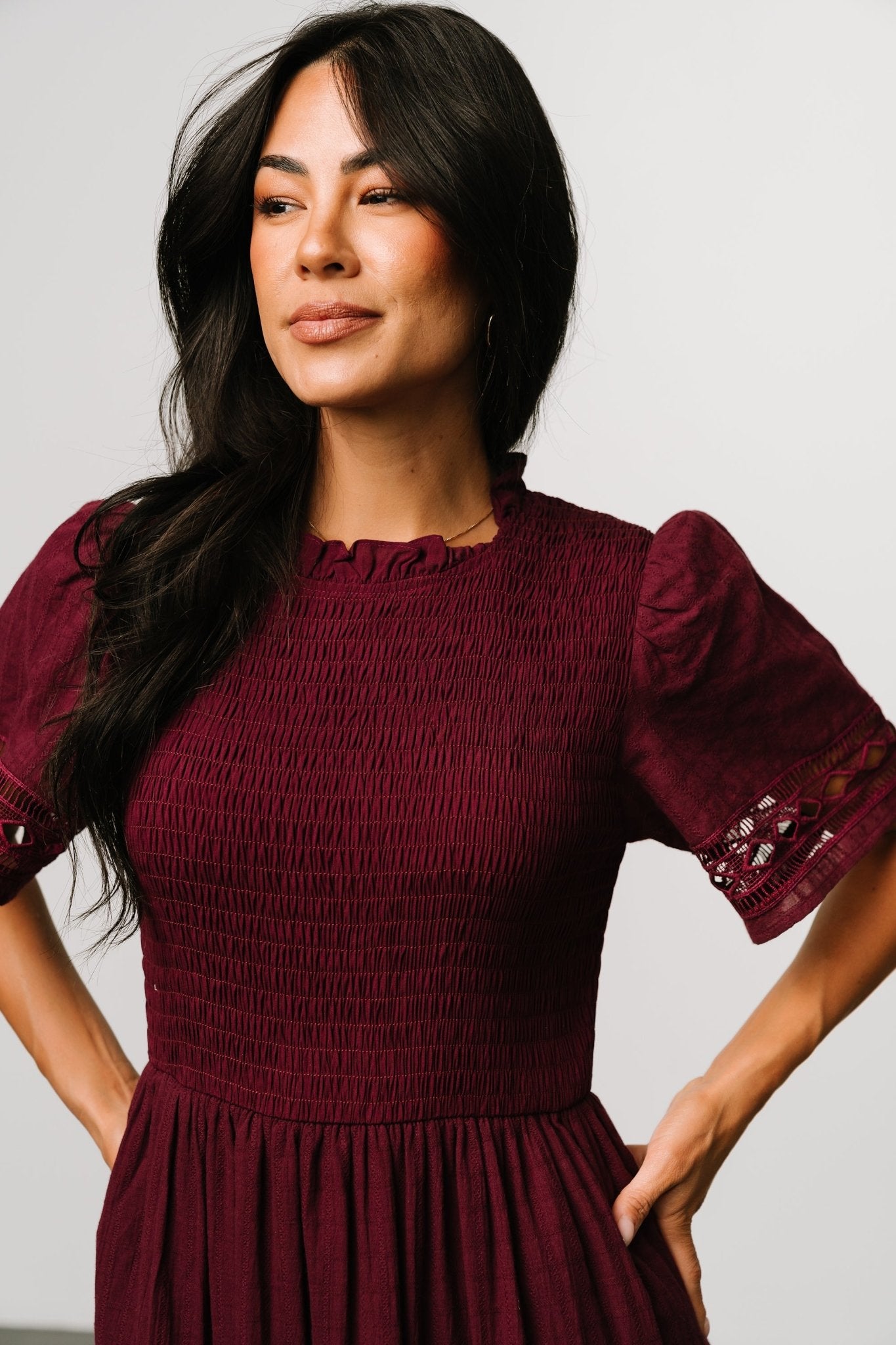 Geo Lace Cocktail Dress