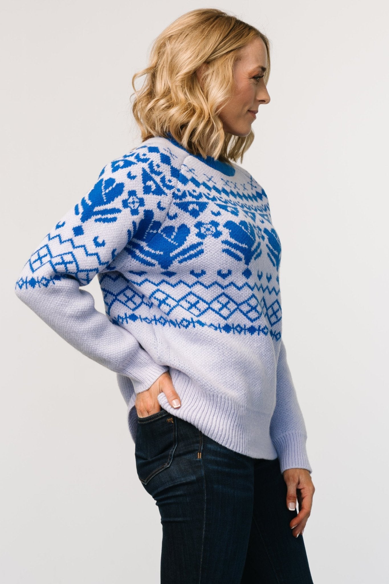 Lucerne Sweater | Blue Multi - Baltic Born