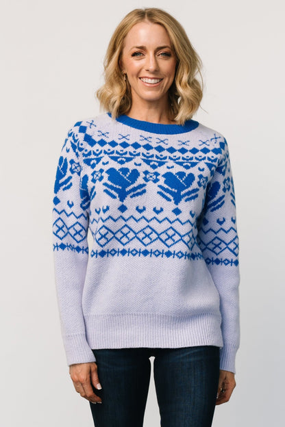 Lucerne Sweater | Blue Multi - Baltic Born