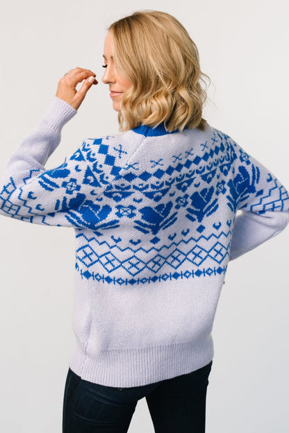 Lucerne Sweater | Blue Multi - Baltic Born