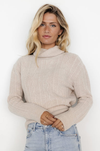 Luxembourg Sweater | Beige - Baltic Born