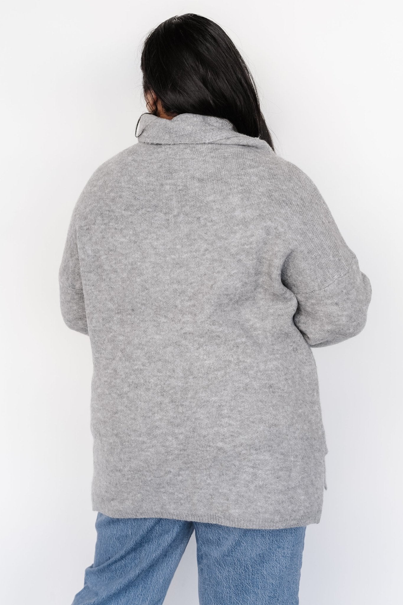 Lyon Turtleneck Sweater | Gray - Baltic Born