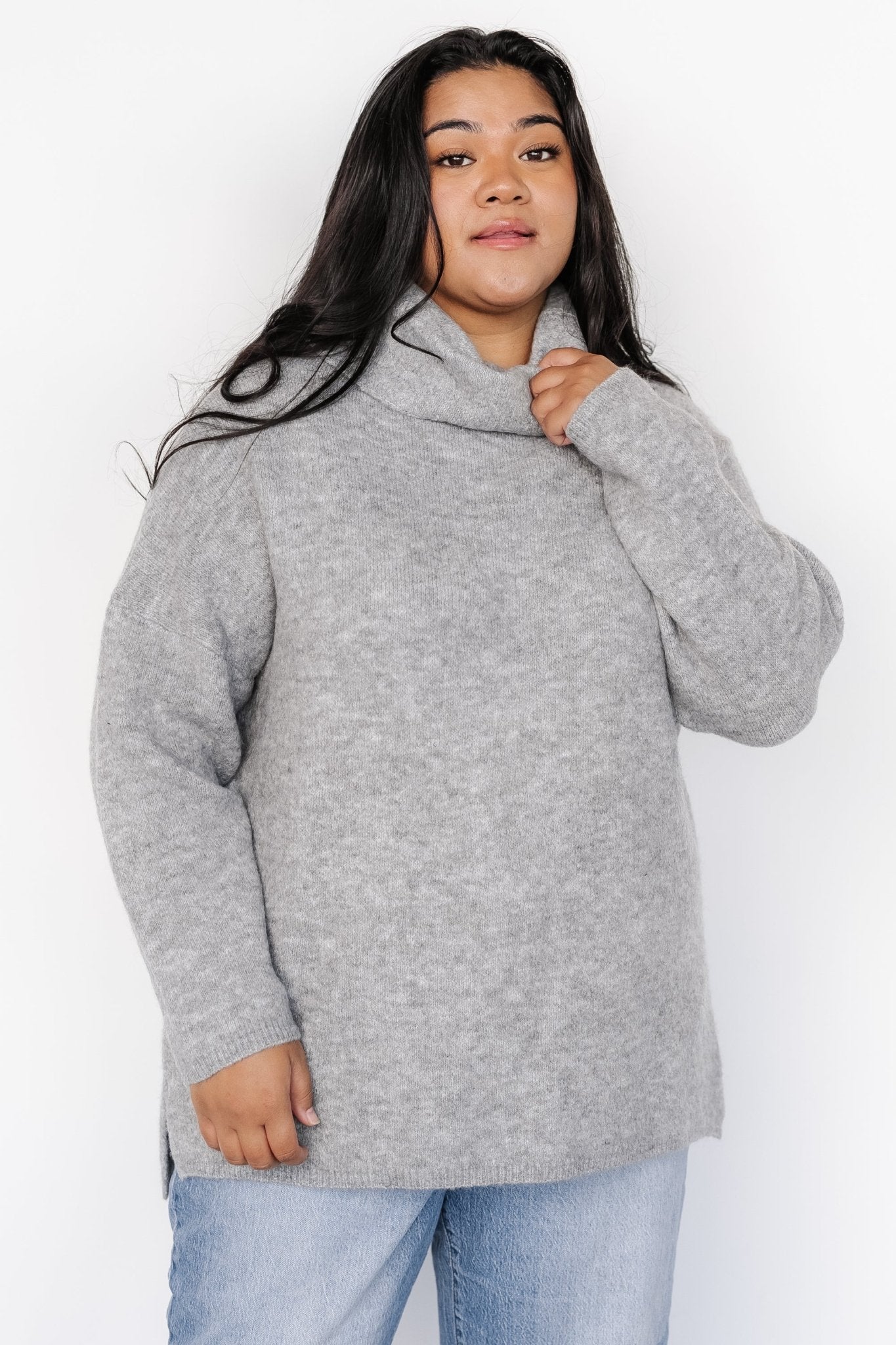 Lyon Turtleneck Sweater | Gray - Baltic Born