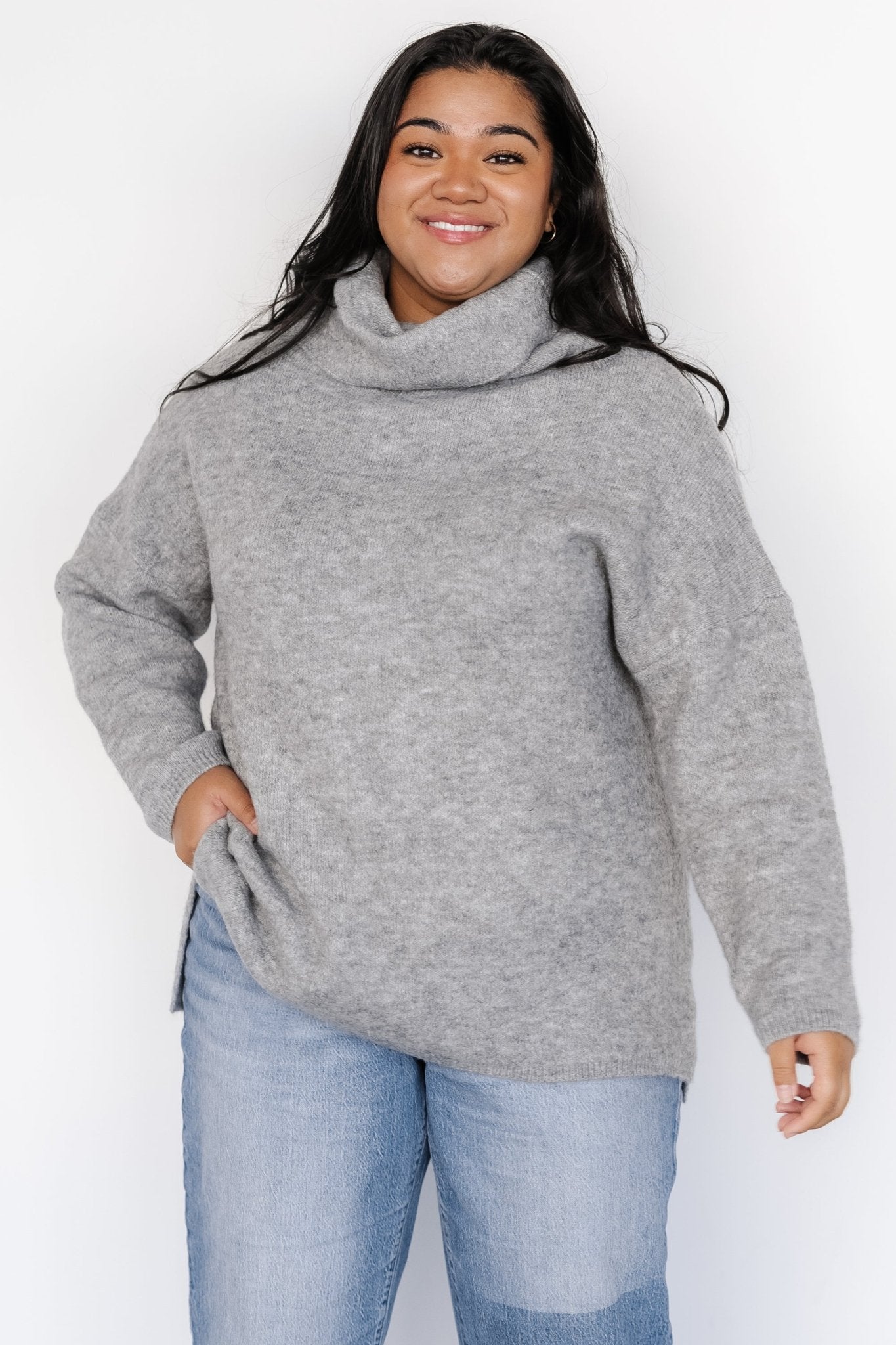 Lyon Turtleneck Sweater | Gray - Baltic Born