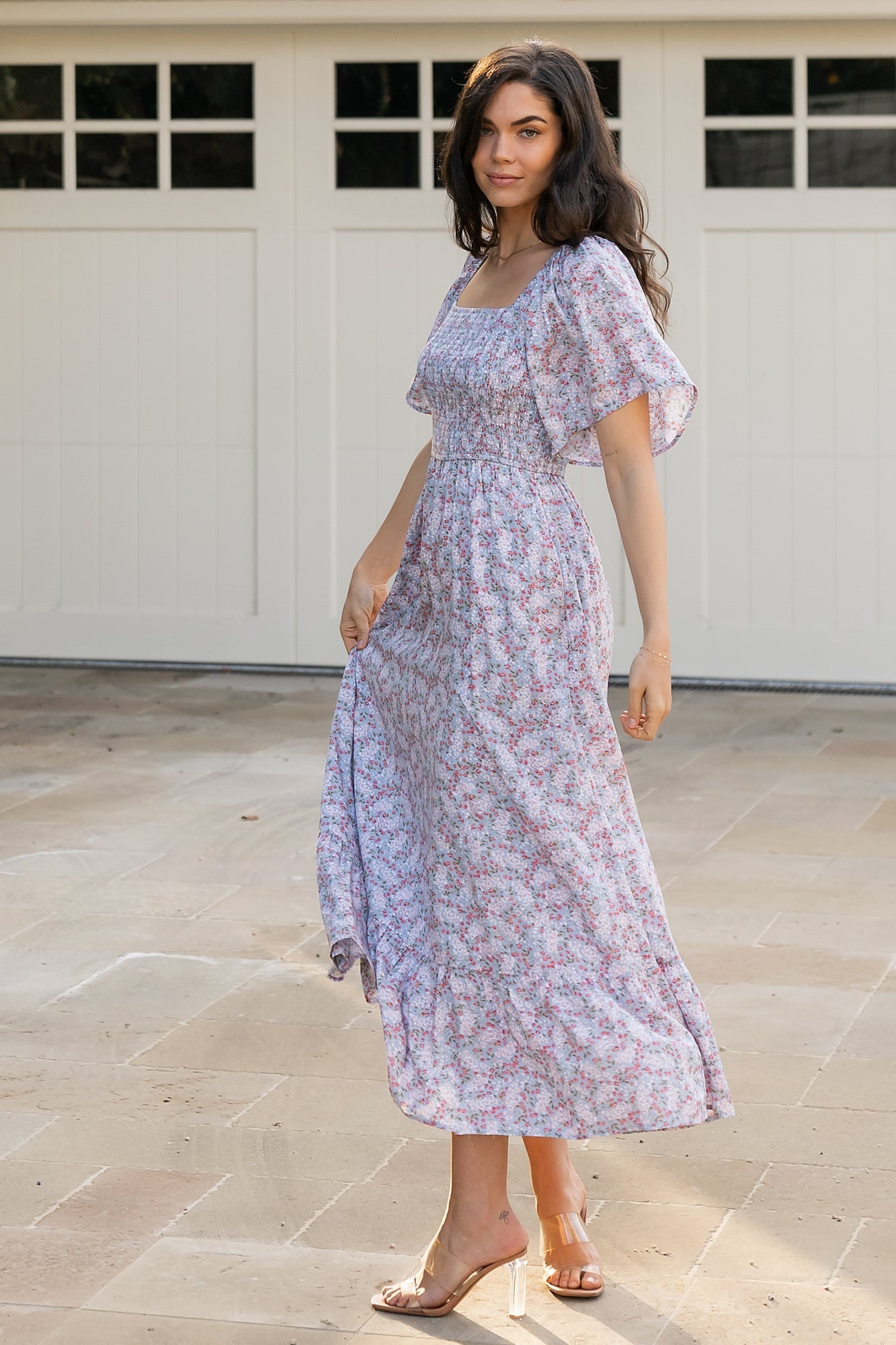 lyssa cotton midi dress Armoire