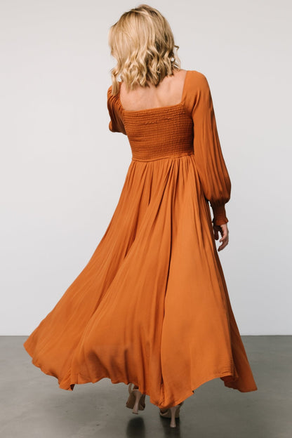 Maddalena Maxi Dress | Camel - Baltic Born