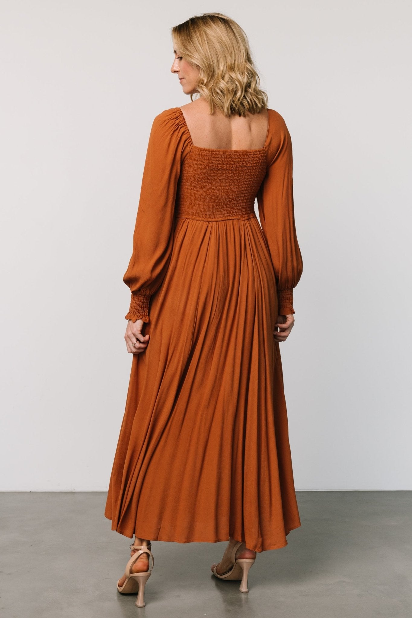 Maddalena Maxi Dress | Camel - Baltic Born