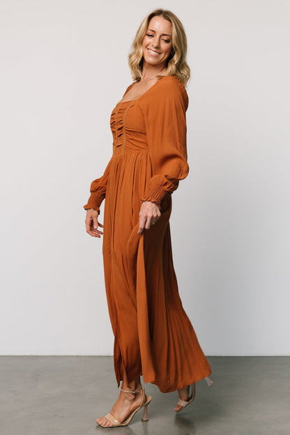 Maddalena Maxi Dress | Camel - Baltic Born