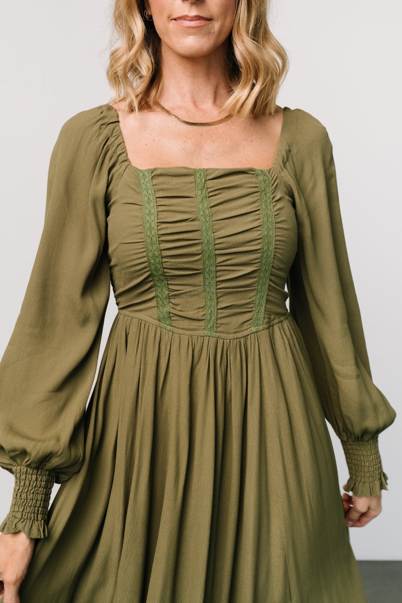 Maddalena Maxi Dress | Olive - Baltic Born