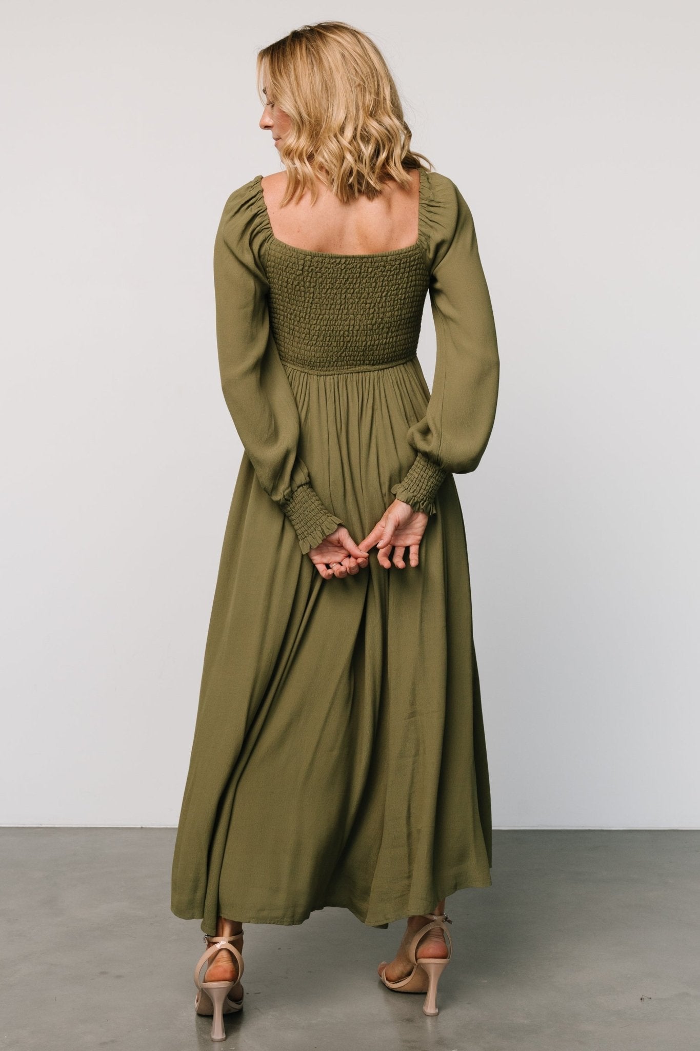 Maddalena Maxi Dress | Olive - Baltic Born